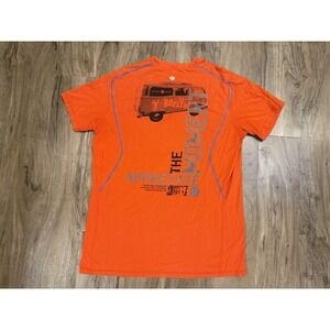 Lululemon Mens XXL Orange Graphic T Shirt The Moment Appreciate